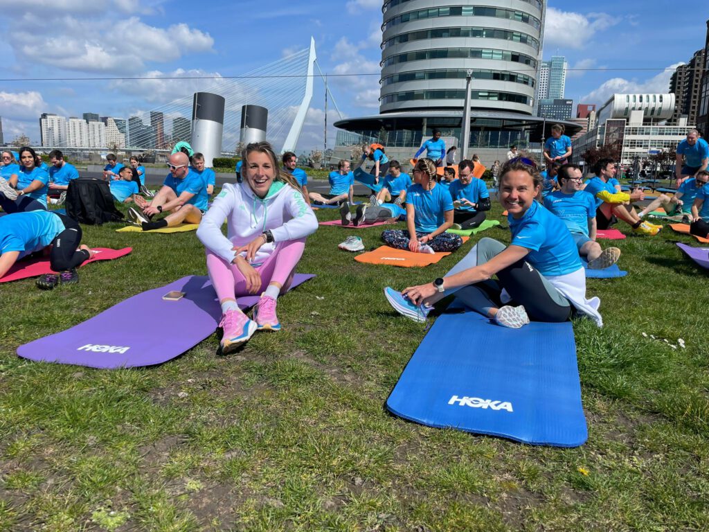 Hoka X YG-studios Rotterdam X Rotterdam Marathon met Liesse-Lotte Hoogakker